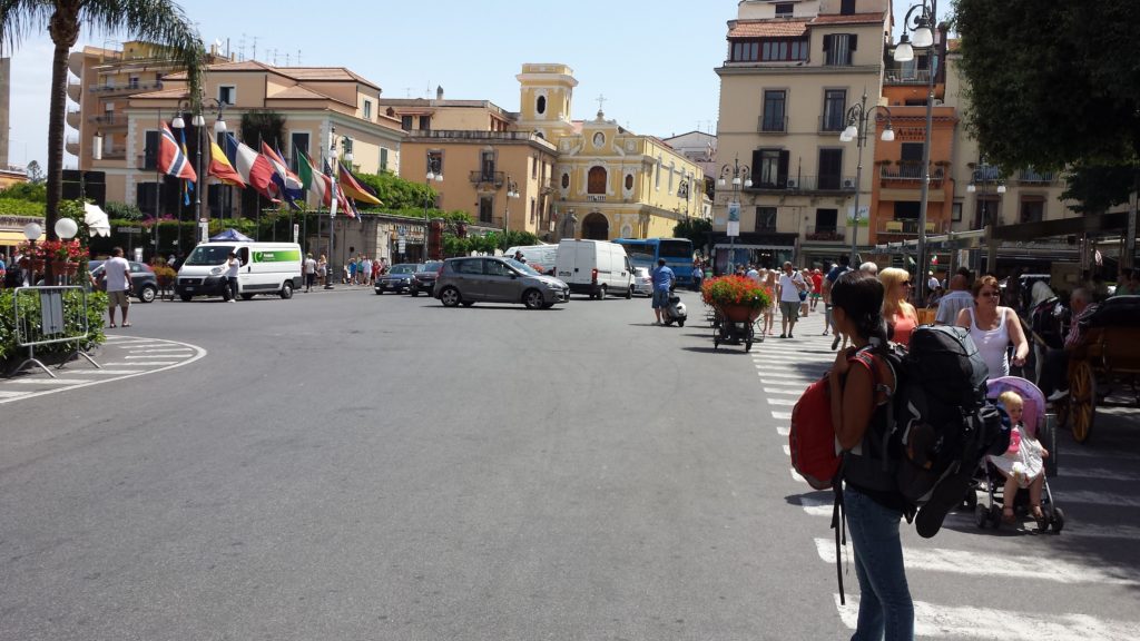 Piazza Tasso - excellent square right by the Sorrento station to sit and "people watch" :)