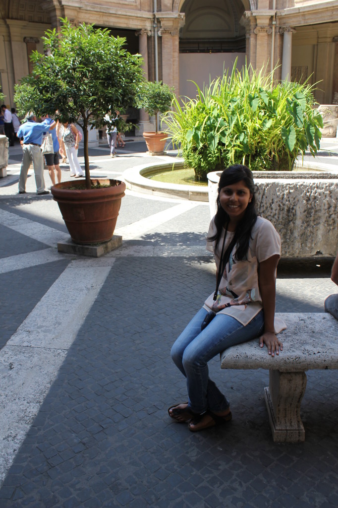 Inner courtyard within the Museum fully equipped with a benches to rest and soak up the sun...or shade as I prefer.