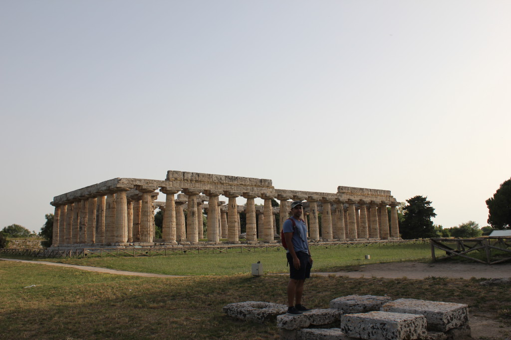 Temple of Hera (AKA the Basilica) ...with me in front :)