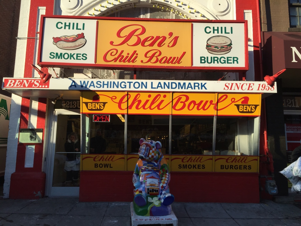 Famous chili spot in DC.